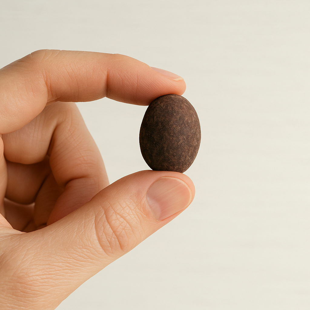 PRALINA CIOCCOLATO FONDENTE CON UVETTA E MANDOLAT ALL'INTERNO - 200g
