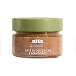 PATE' DI OLIVE NERE E MANDORLE 220g