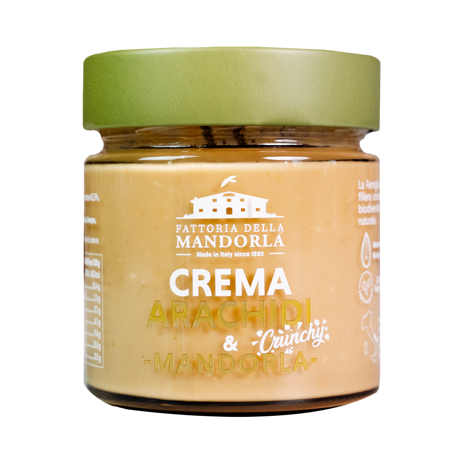 Crema Crunchy - Mandorla e Arachidi 200g
