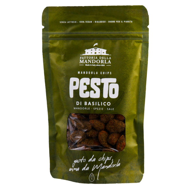 Mandorla chips Pesto