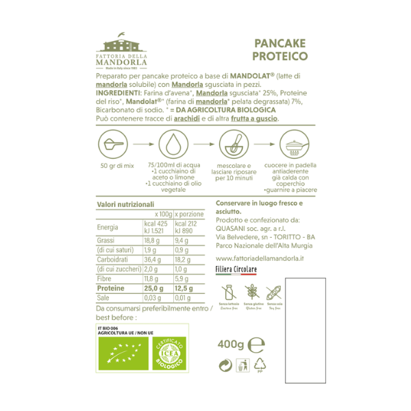 Pancake Proteico-400G