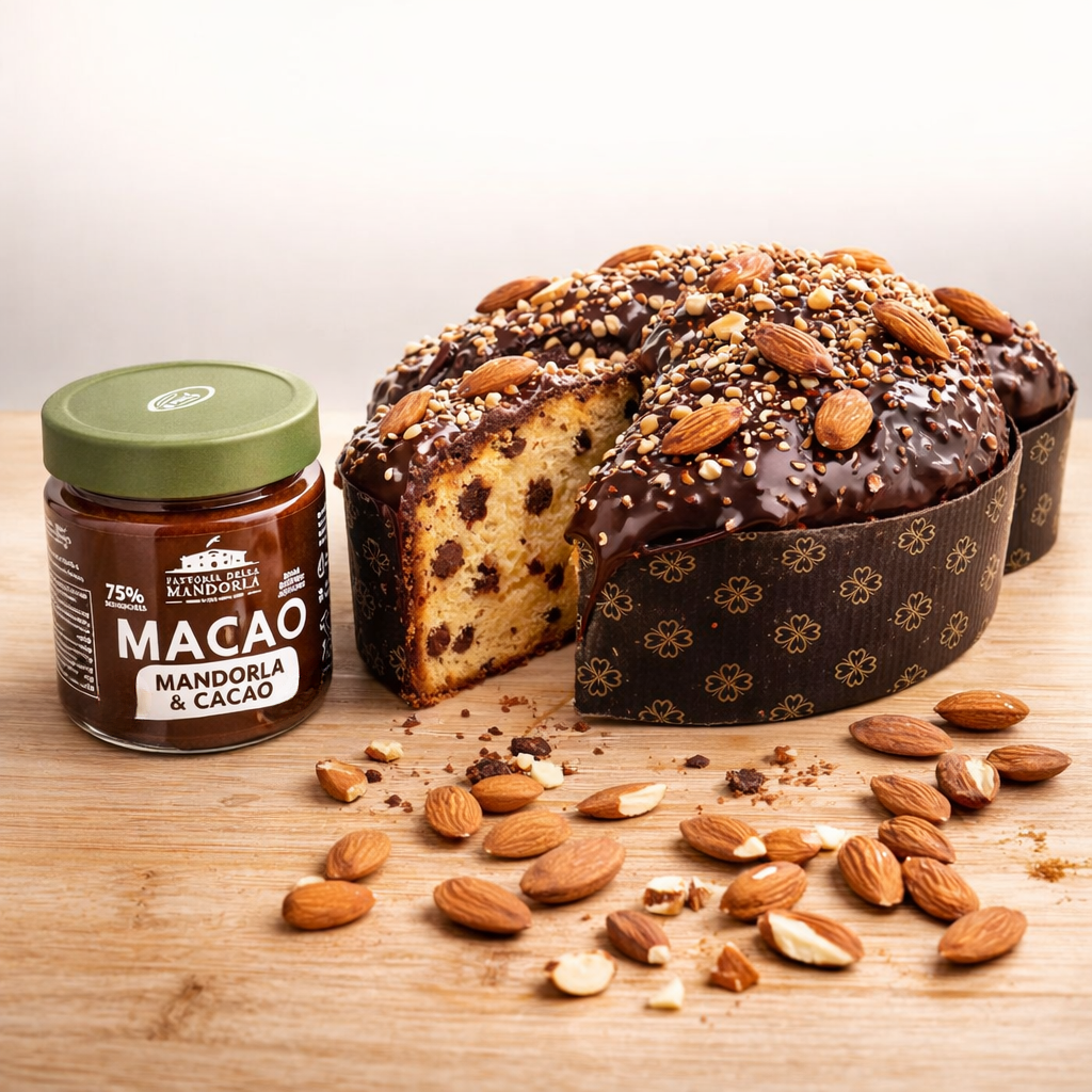 Mandorlona Fondente e Mandorle Tostate 100% Vegetale (PREORDINE)