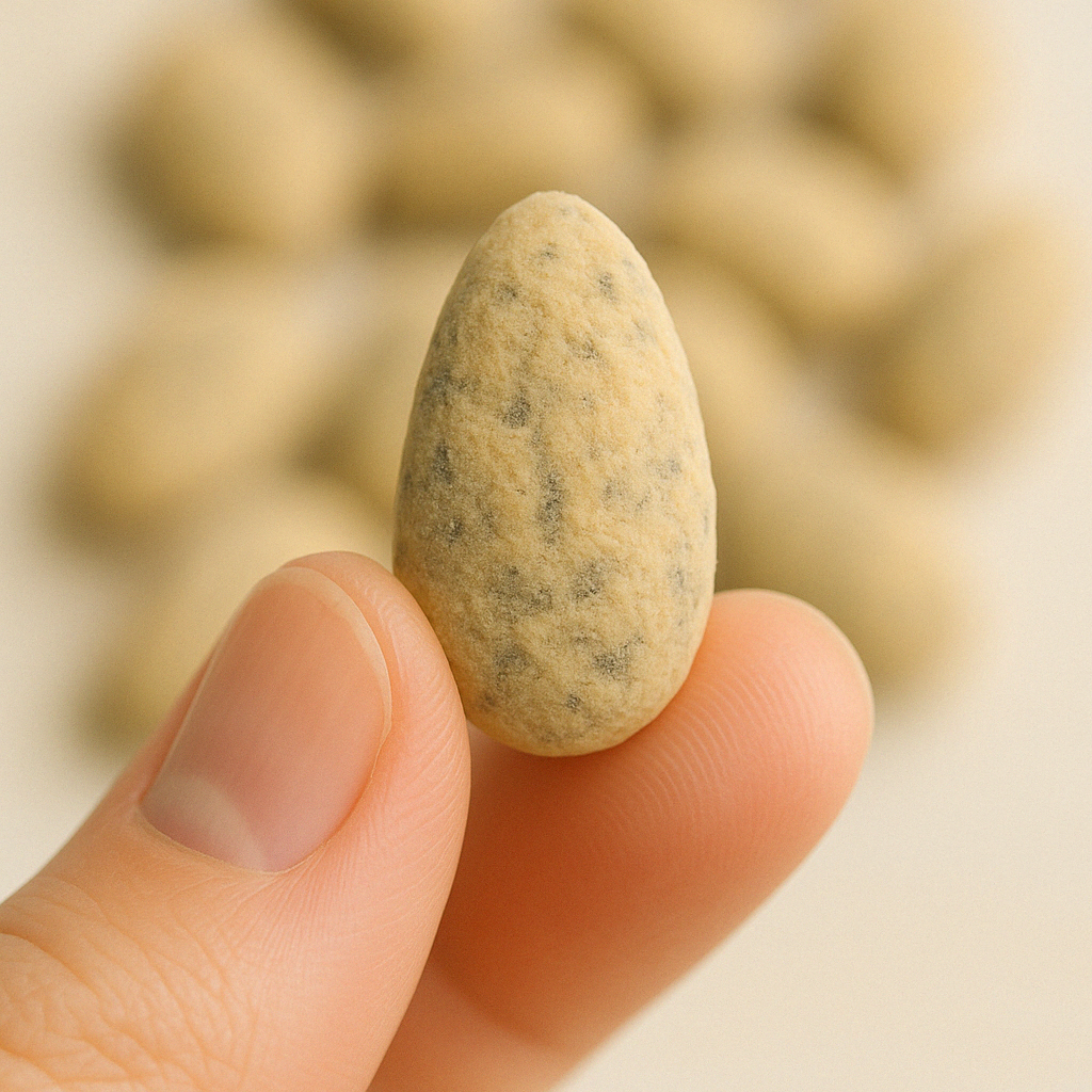 MANDORLA RICOPERTA - CIOCCOLATO E ZENZERO - 80g