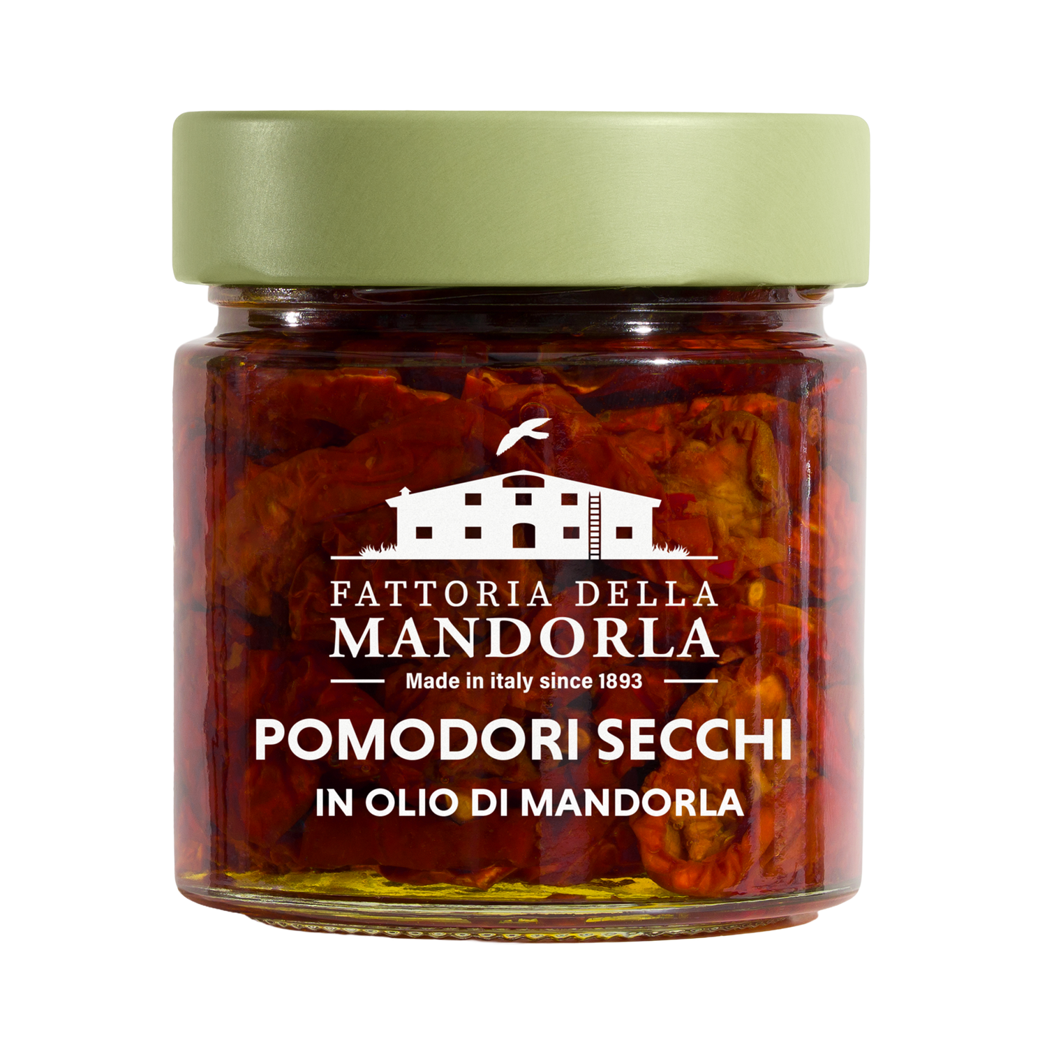 POMODORI SECCHI  IN OLIO DI MANDORLA 230g