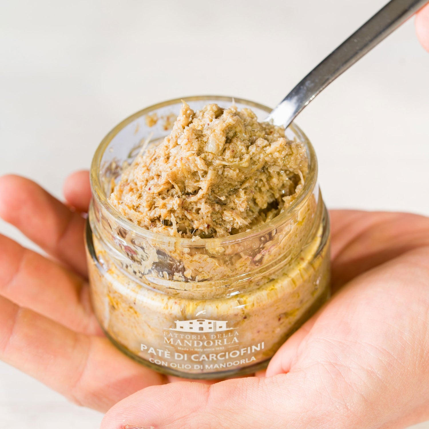 PATÈ DI CARCIOFINI  CON OLIO DI MANDORLA 120g