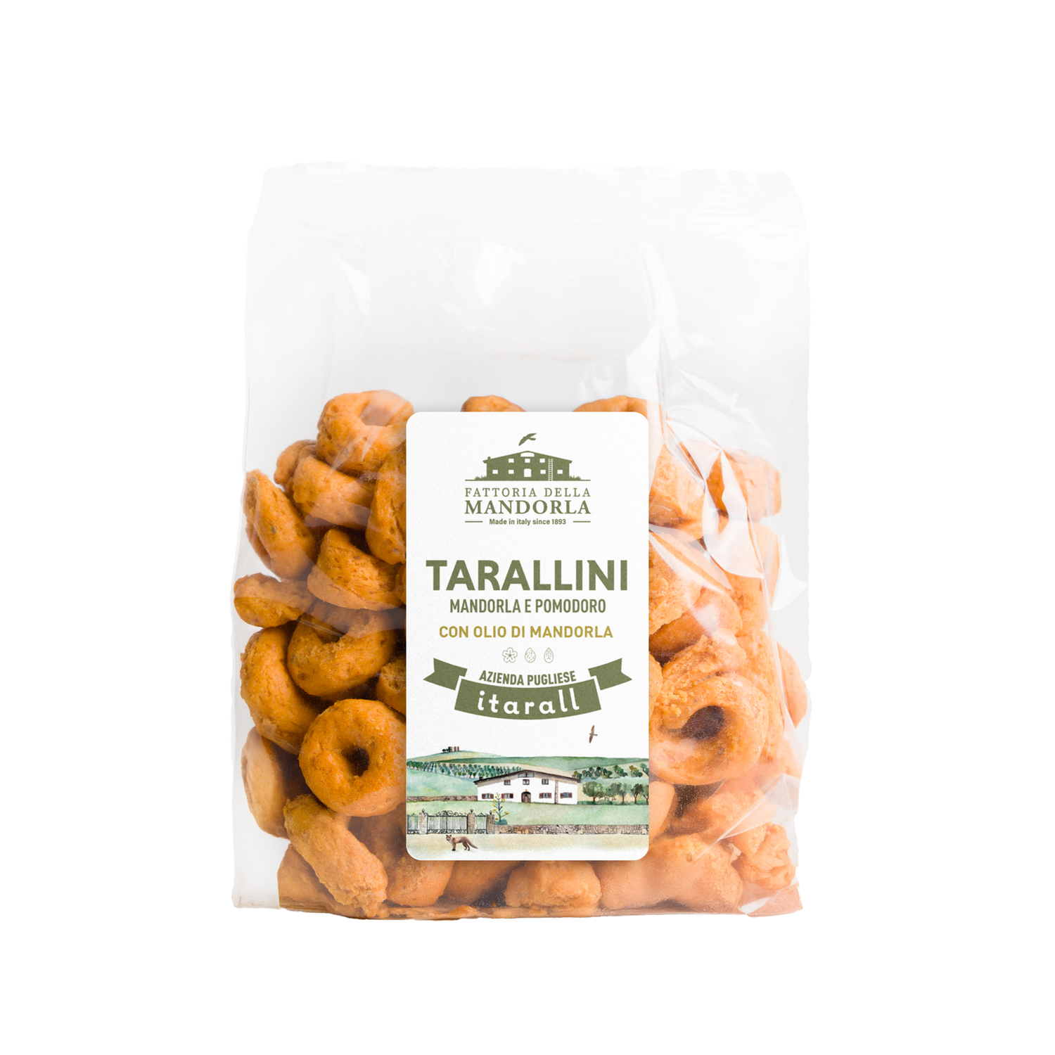 TARALLI MANDORLA E POMODORO - 250g