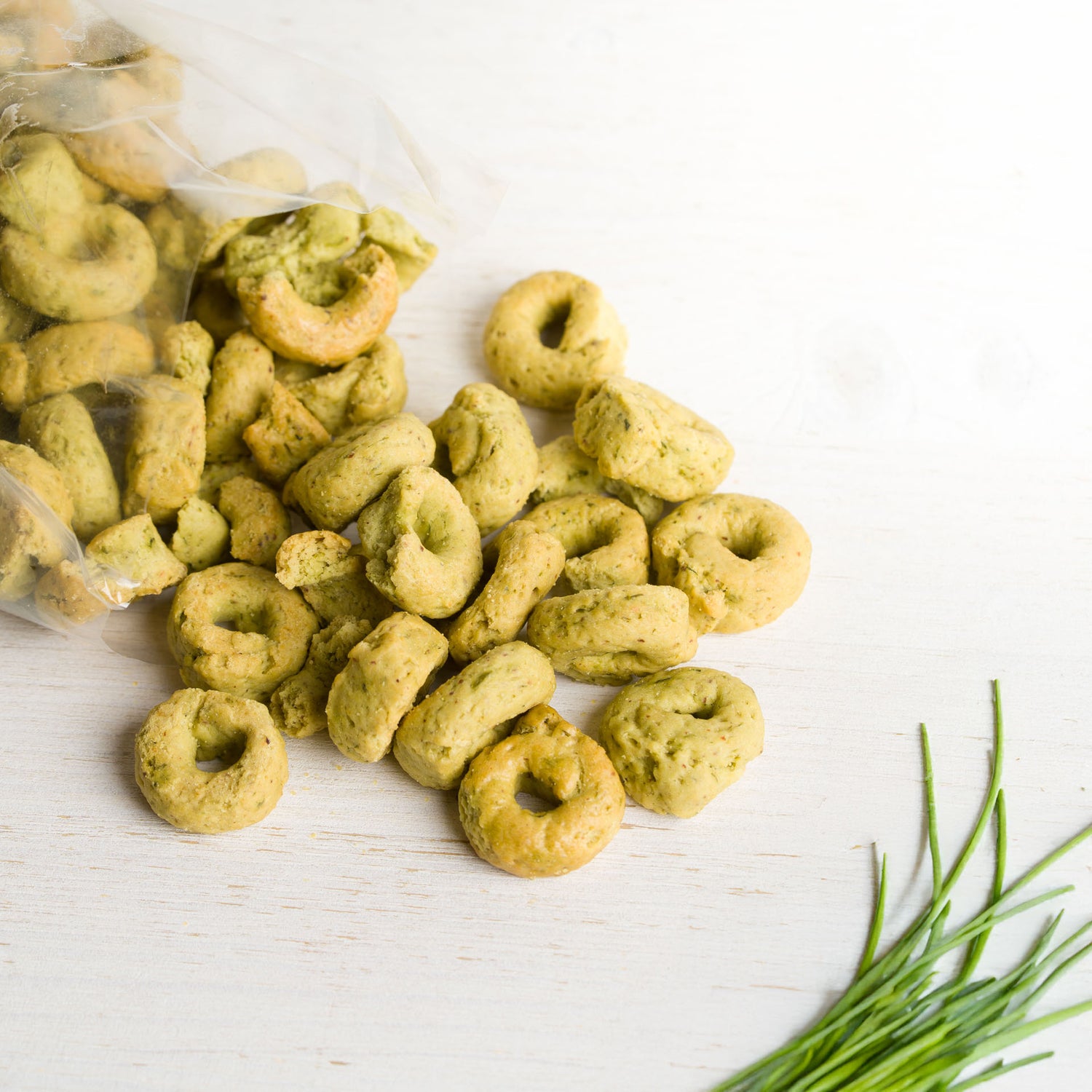 TARALLI MANDORLA ED ERBA CIPOLLINA - 250g