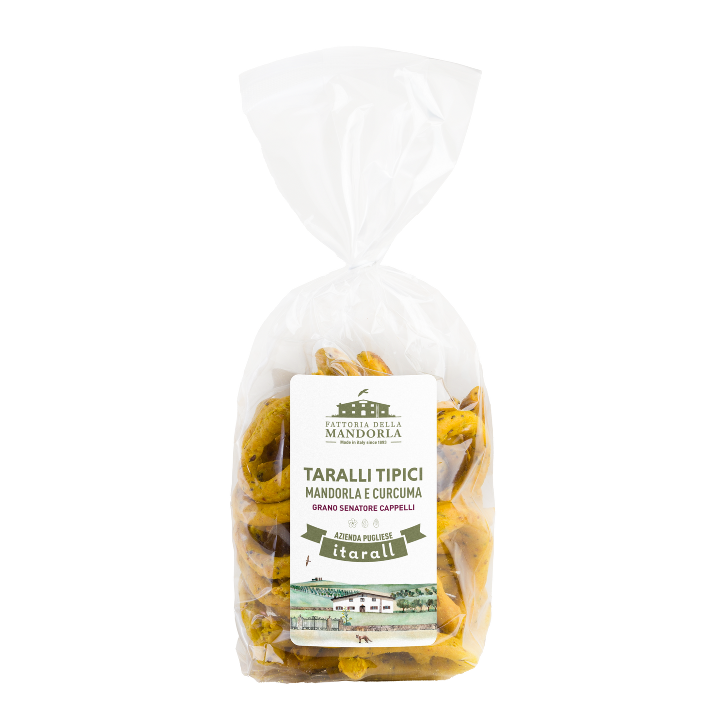 TARALLI TIPICI MANDORLA E CURCUMA - 250g