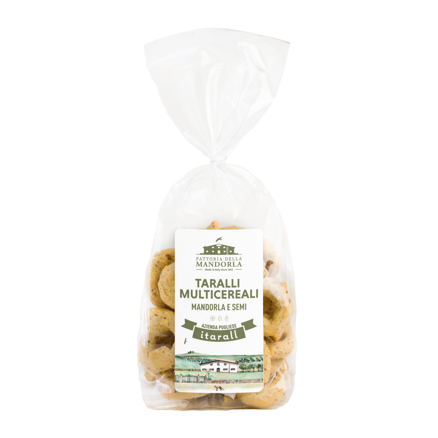 TARALLI MULTICEREALI MANDORLA E SEMI - 250g