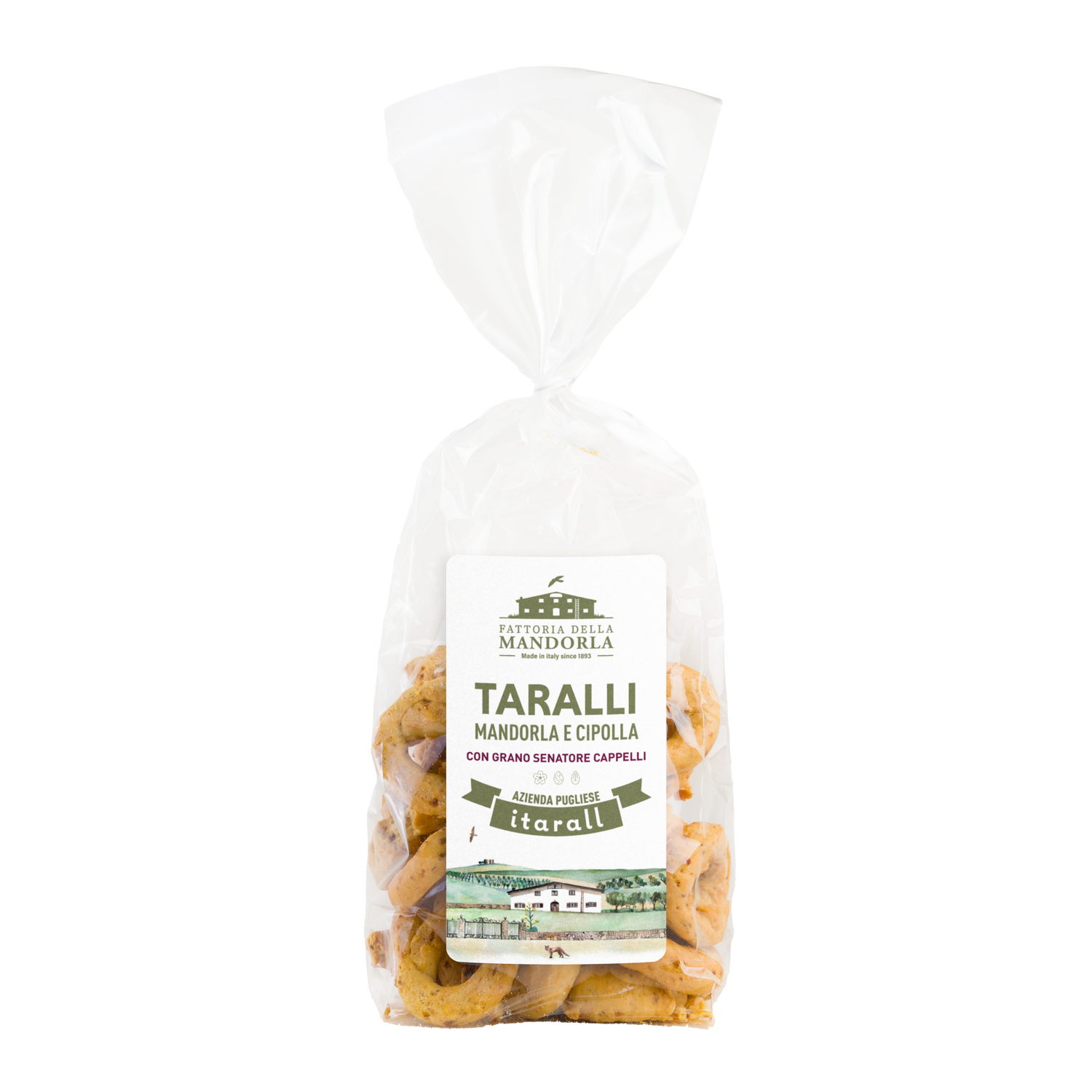 TARALLI MANDORLA E CIPOLLA - 250g