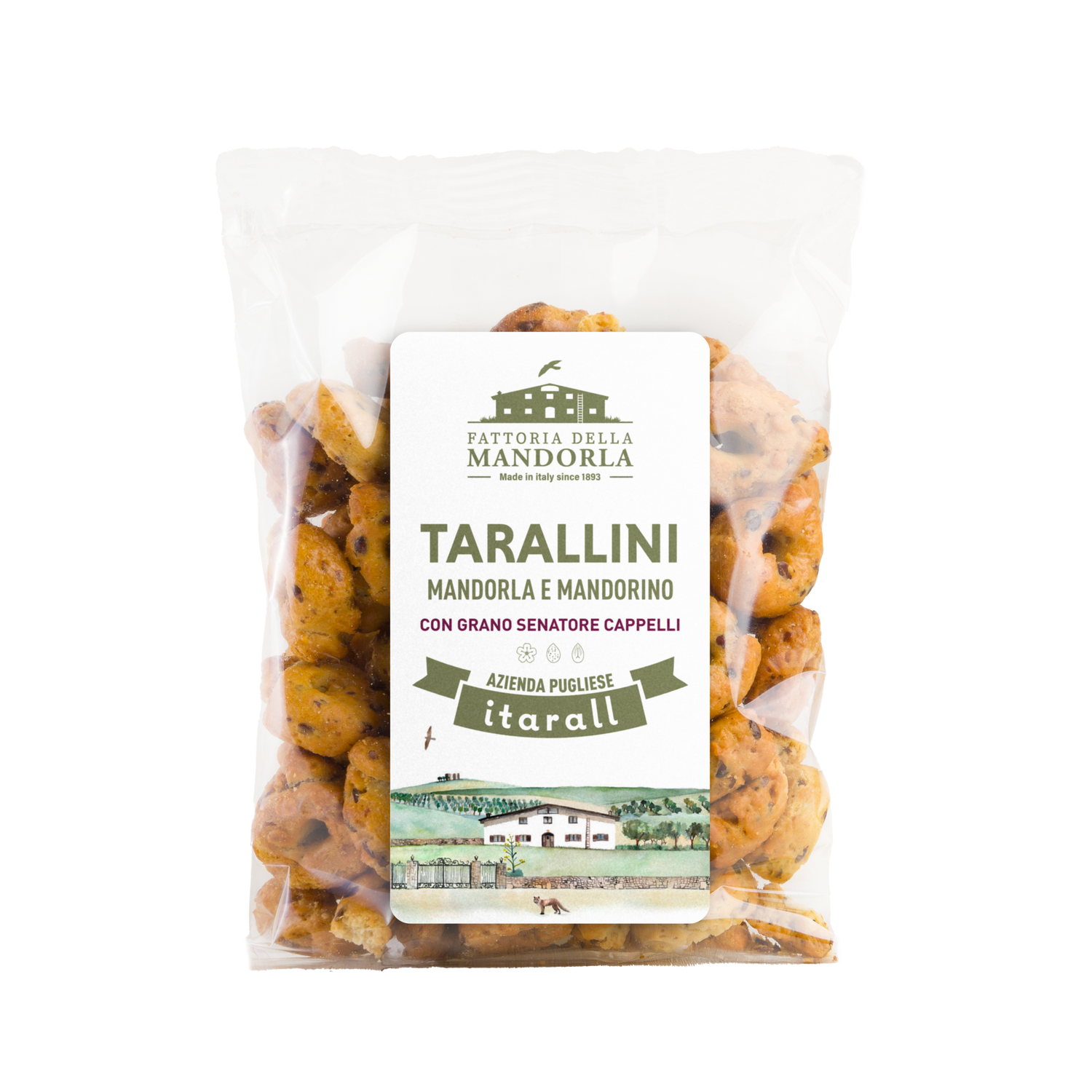 TARALLI MANDORLA E MANDORINO - 250g