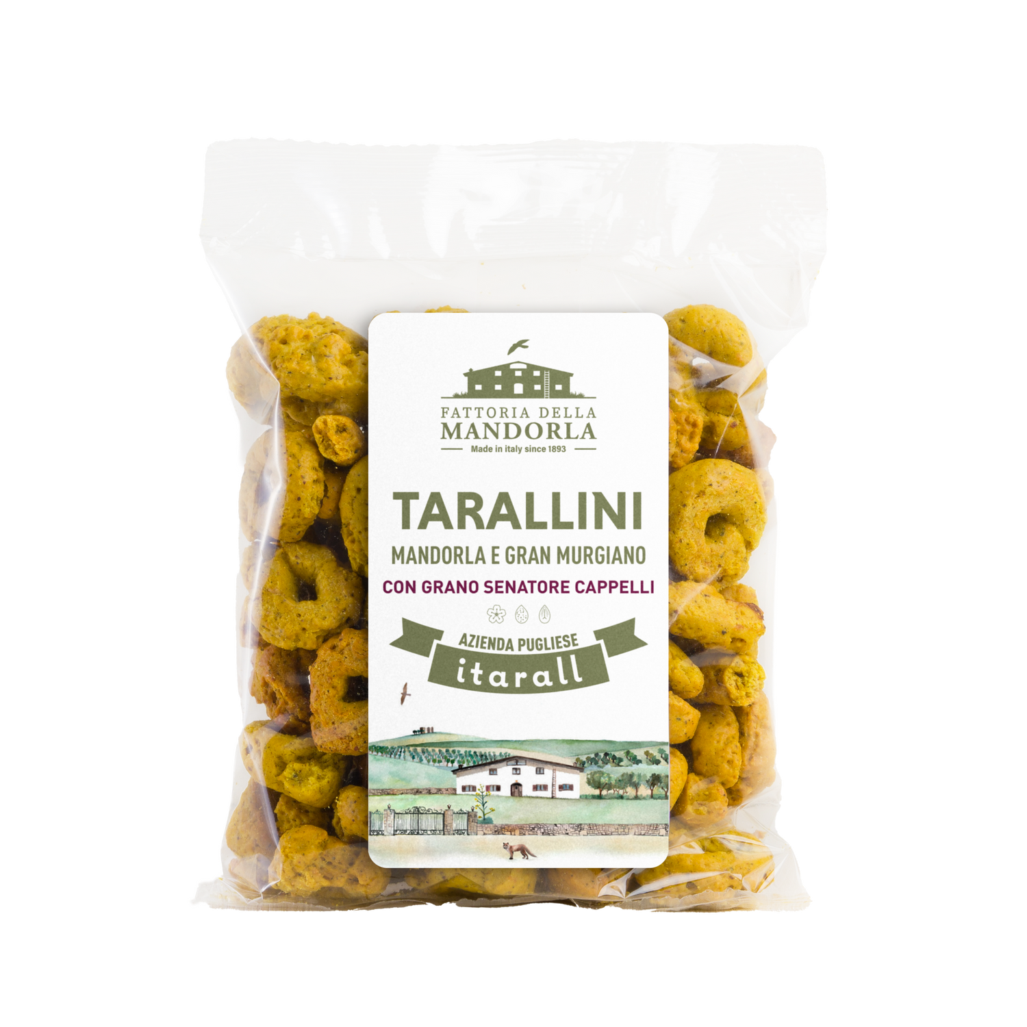 TARALLI MANDORLA E GRAN MURGIANO - 250g