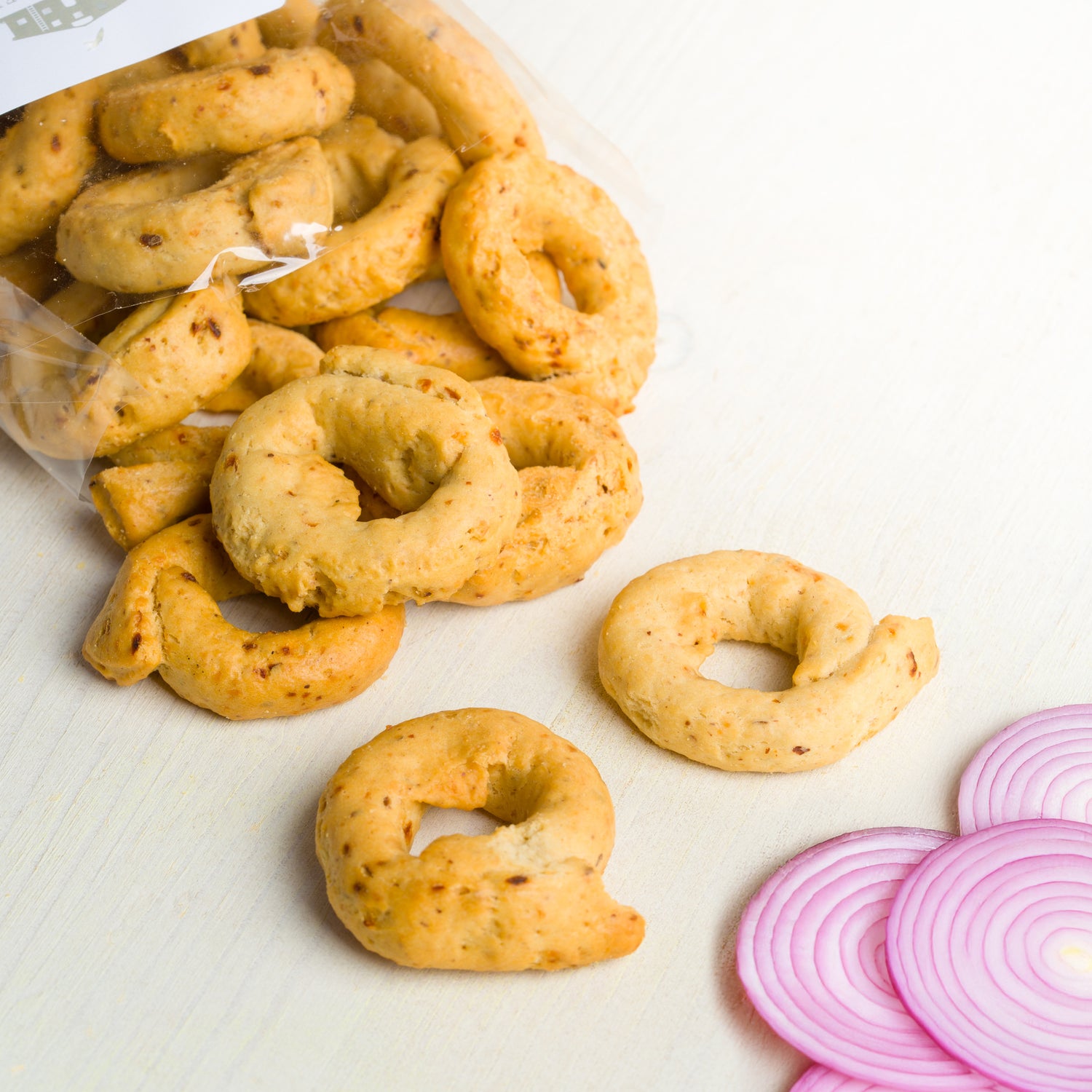 TARALLI MANDORLA E CIPOLLA - 250g