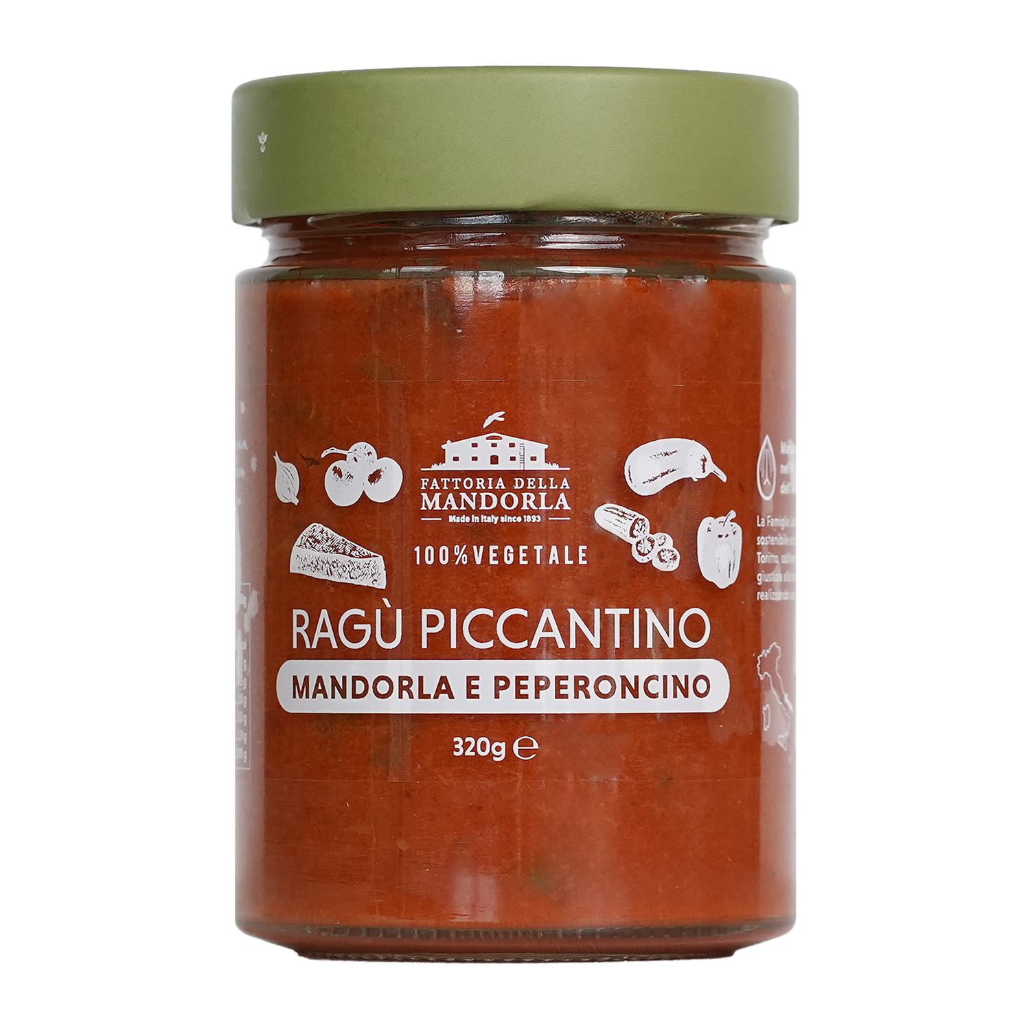 RAGÙ PICCANTINO - Mandorla e Peperoncino 310g