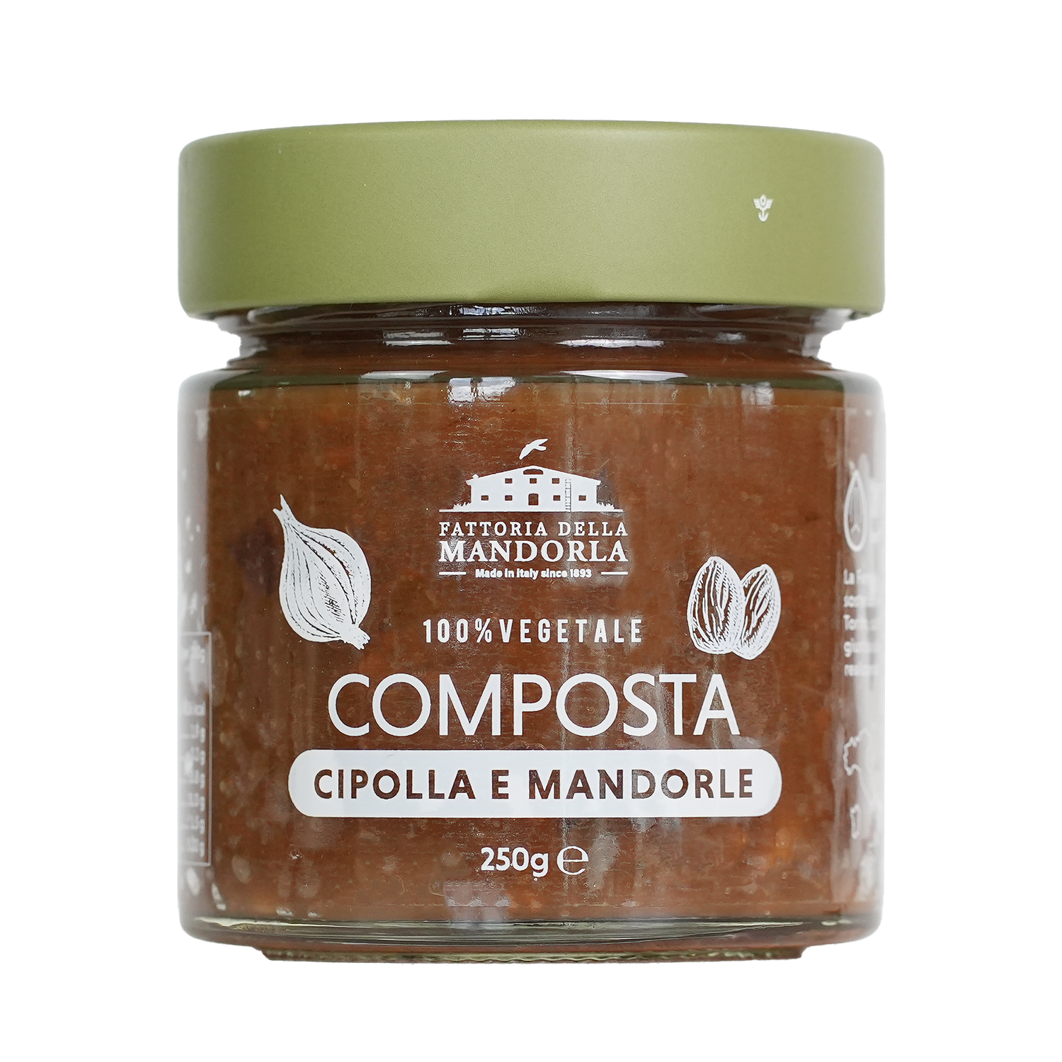 COMPOSTA CIPOLLA E MANDORLE 250g