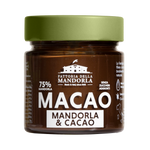 Crema MACAO Mandorla e Cacao 200 g inclusa con Mandorlone cioccolato