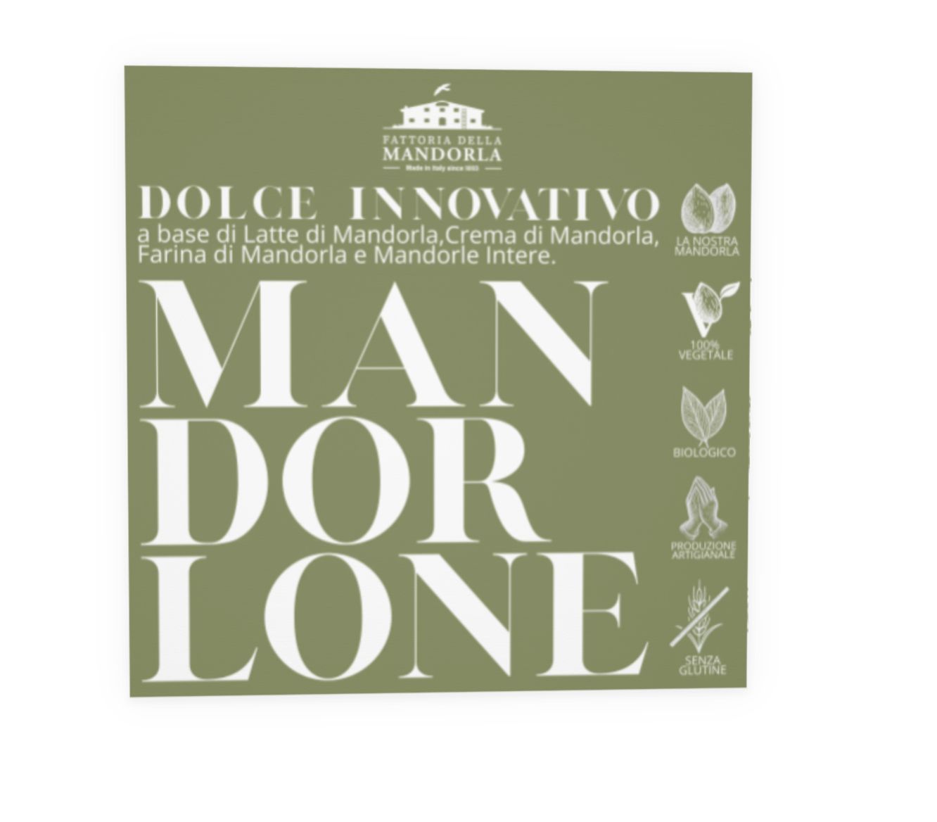 Mandorlone Pistacchio 1.2 kg- Senza Glutine 100% Vegetale