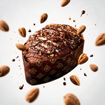 Mandorlone Bio al cioccolato e mandorla, fondo bianco