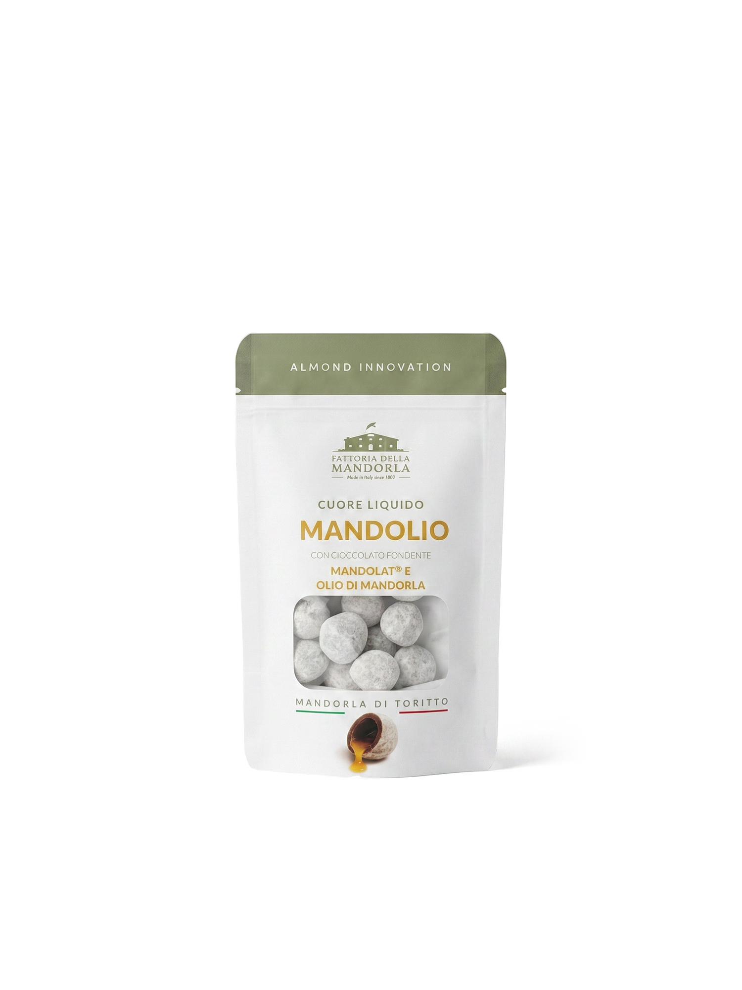 MACIOLIO CIOCCOLATO FONDENTE CON OLIO DI MANDORLA - 200g
