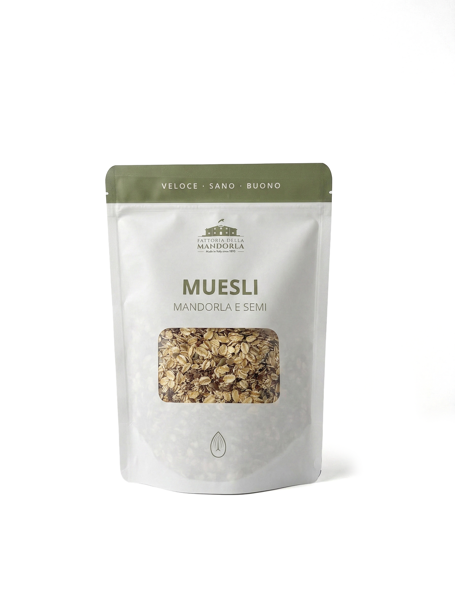MUESLI  MANDORLA E SEMI BIO - Busta gr. 400