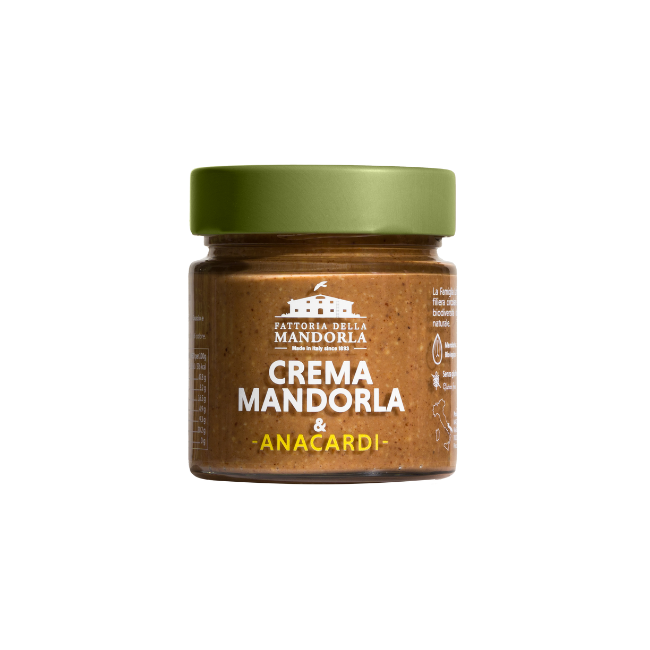 CREMA ANACARDI E MANDORLA - 200gr