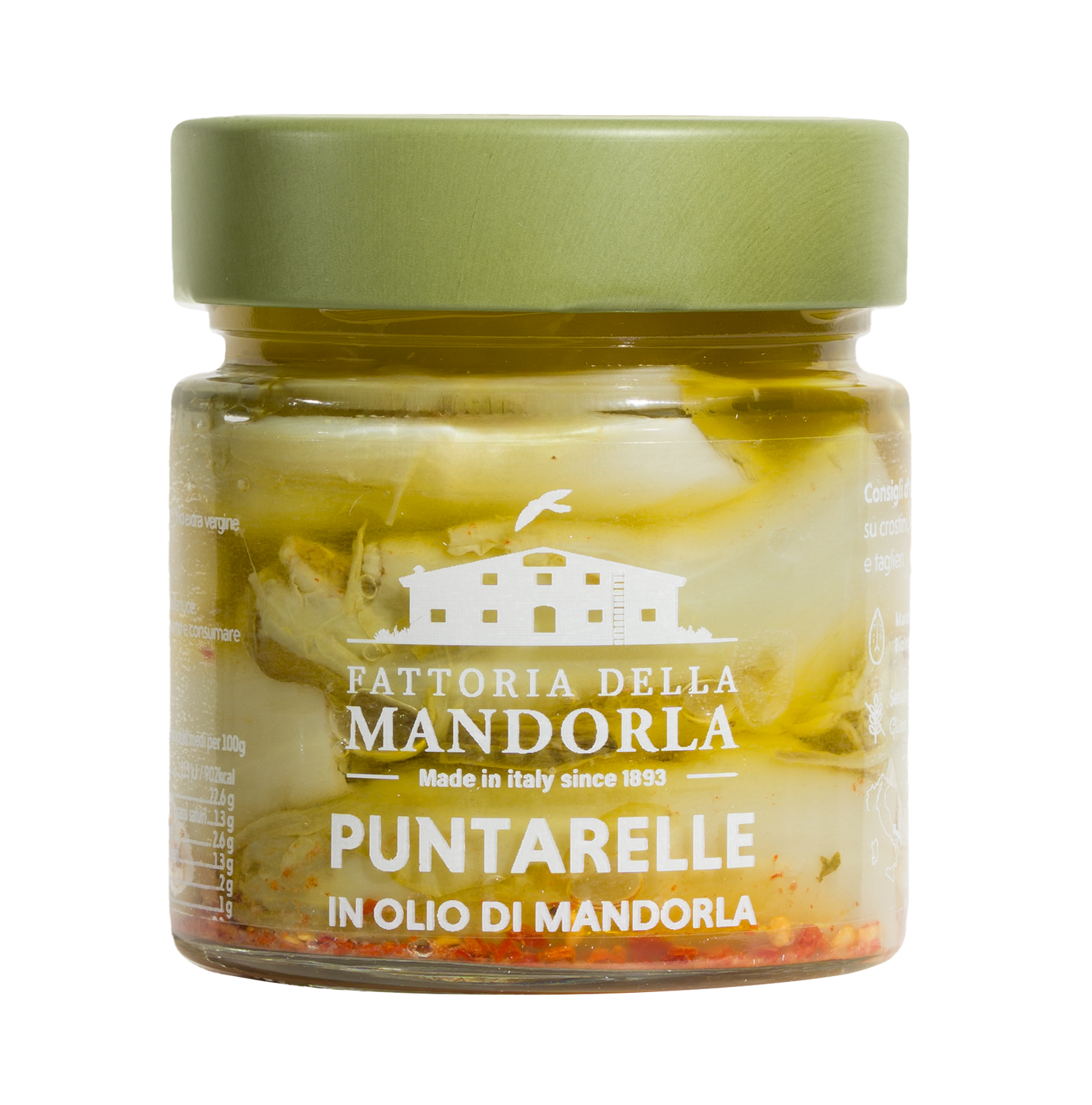 PUNTARELLE IN OLIO DI MANDORLA BIO 200g