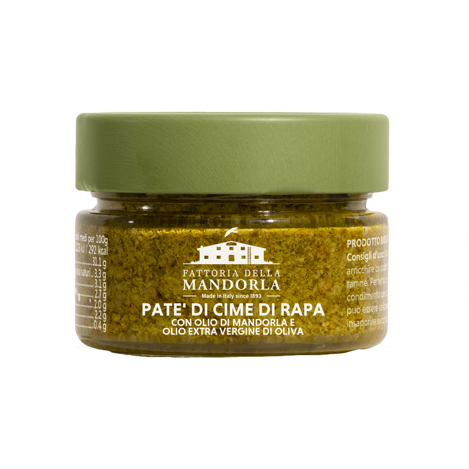 PATE' DI CIME DI RAPA BIO - 120g