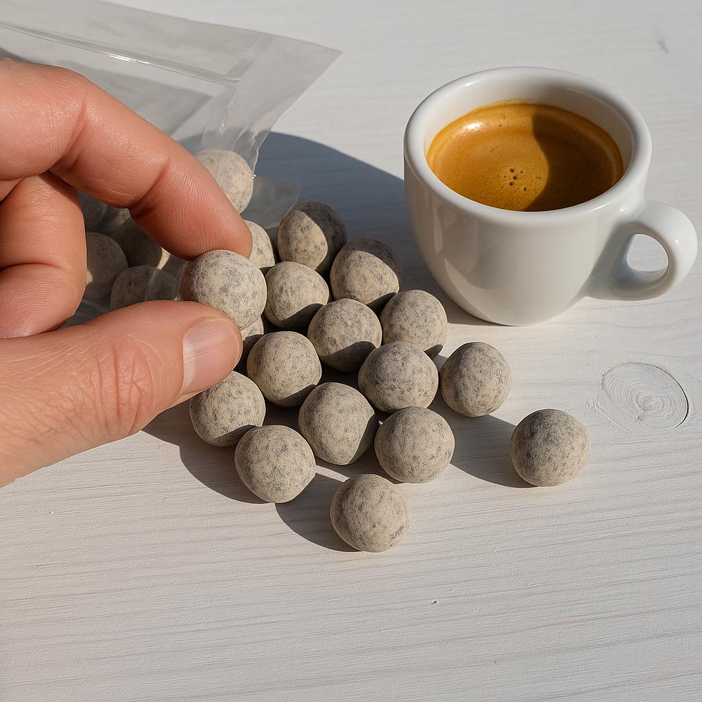MACIOCAFFE' CON CAFFE' ESPRESSO E MANDOLAT INTEGRALE - 200g
