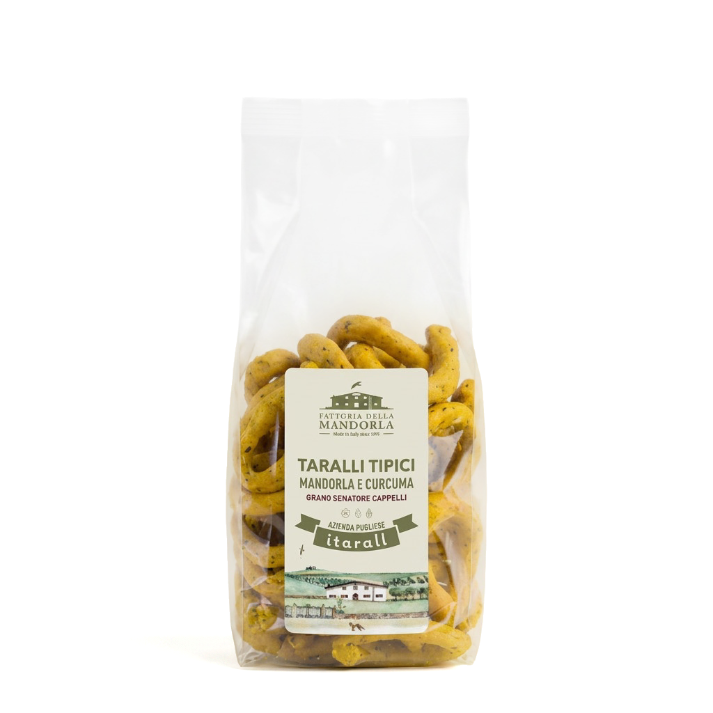 TARALLI TIPICI MANDORLA E CURCUMA - 250g