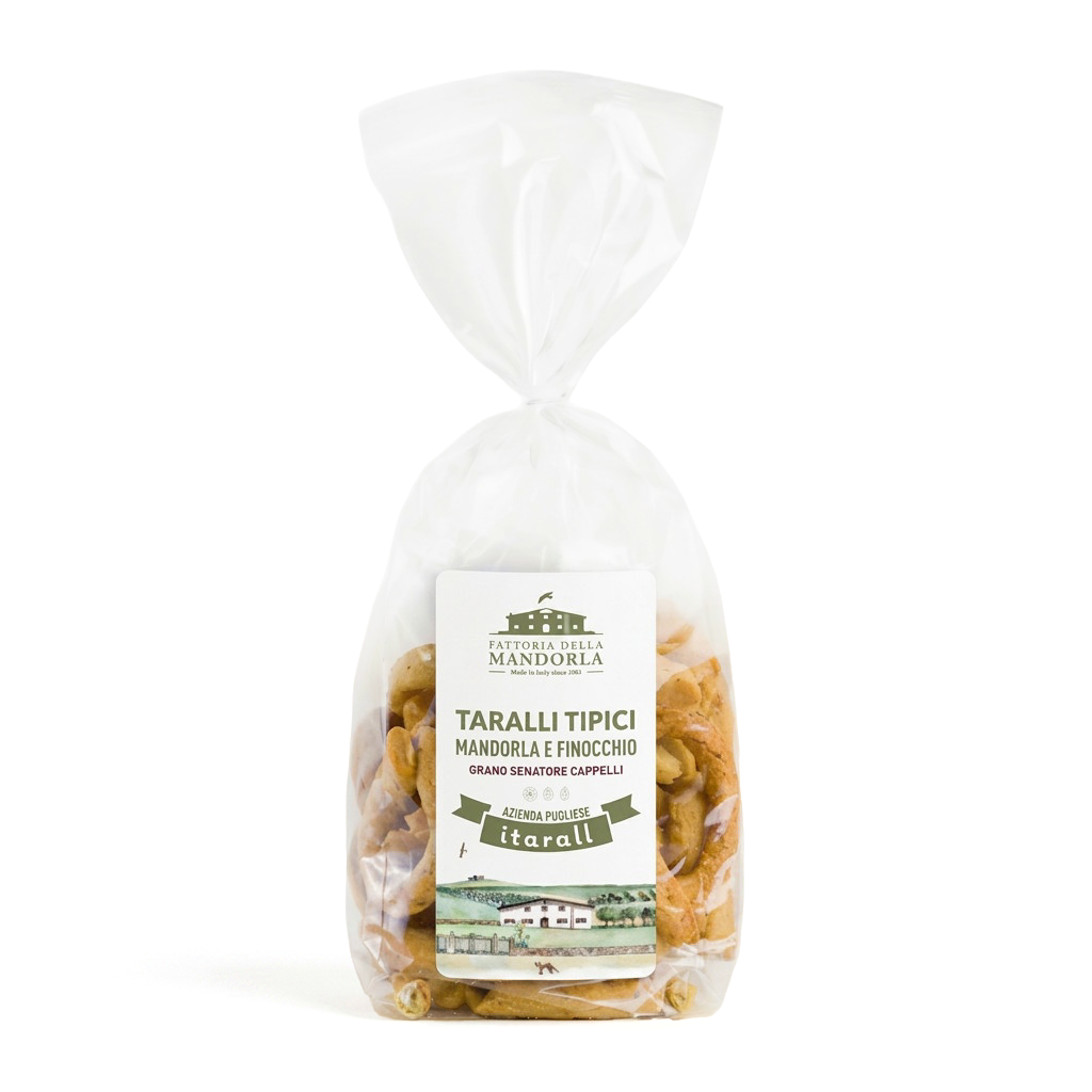TARALLI TIPICI MANDORLA E FINOCCHIO - 250g
