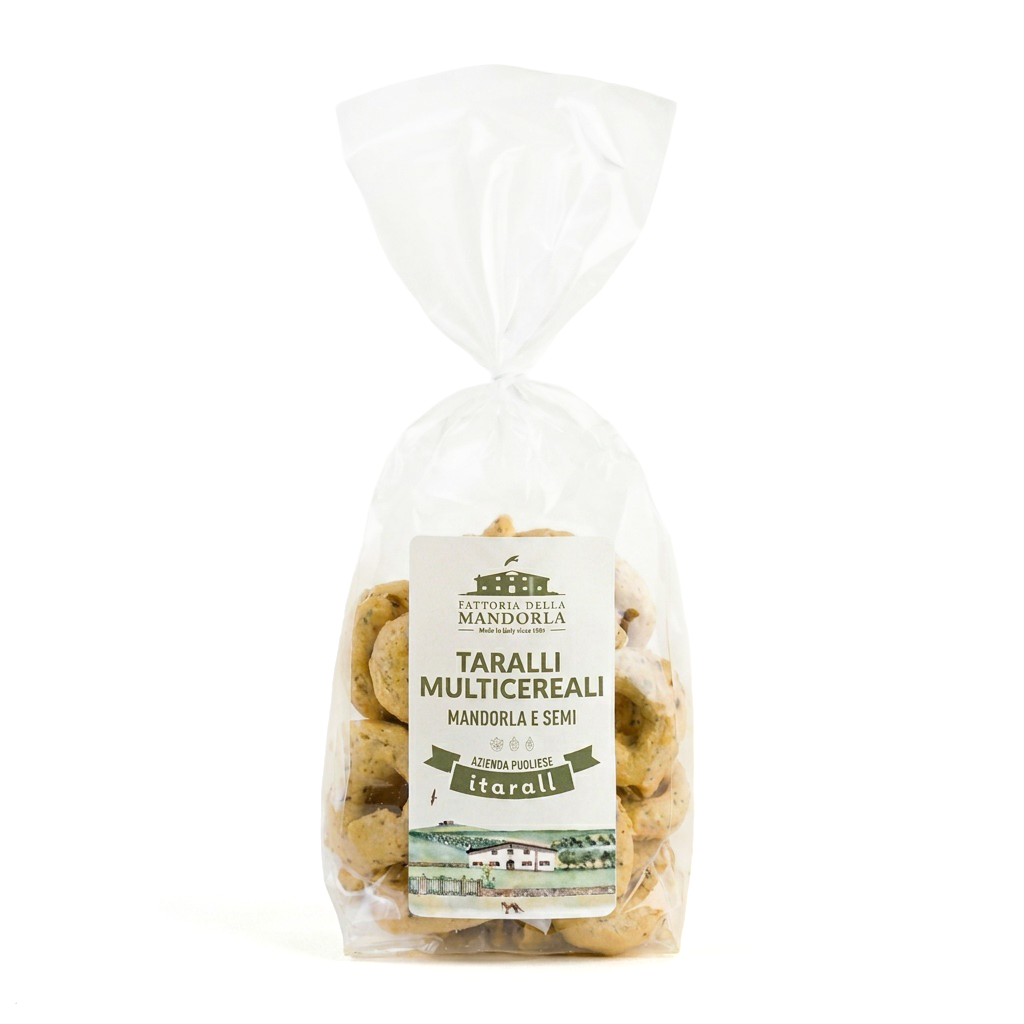 TARALLI MULTICEREALI MANDORLA E SEMI - 250g