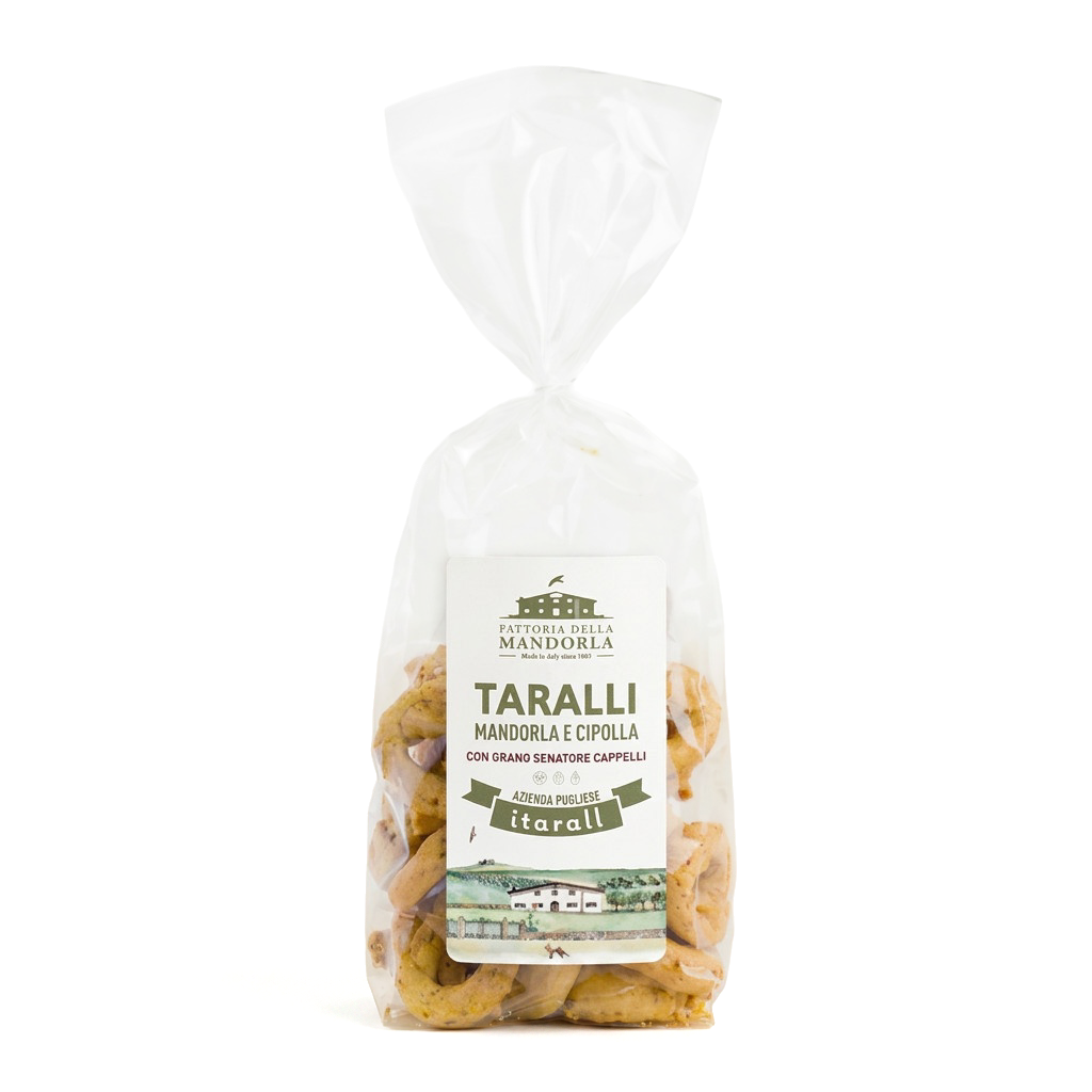 TARALLI MANDORLA E CIPOLLA - 250g