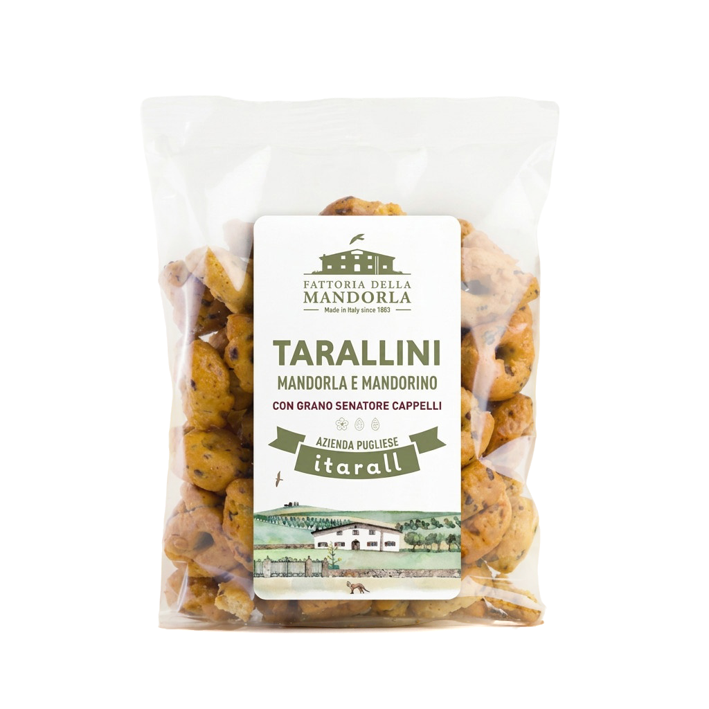 TARALLI MANDORLA E MANDORINO - 250g