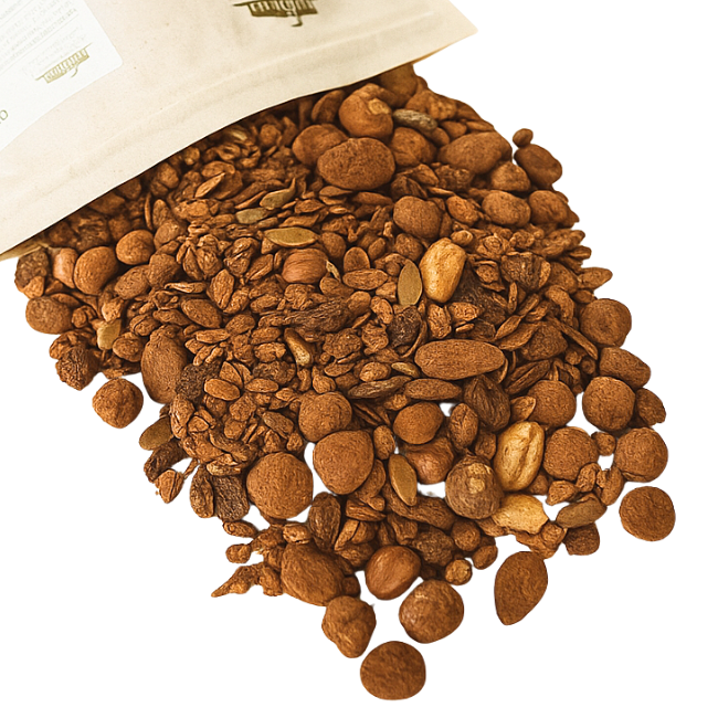 GRANOLA  MANDORLA, CACAO  E NOCCIOLA BIO - Busta gr. 400